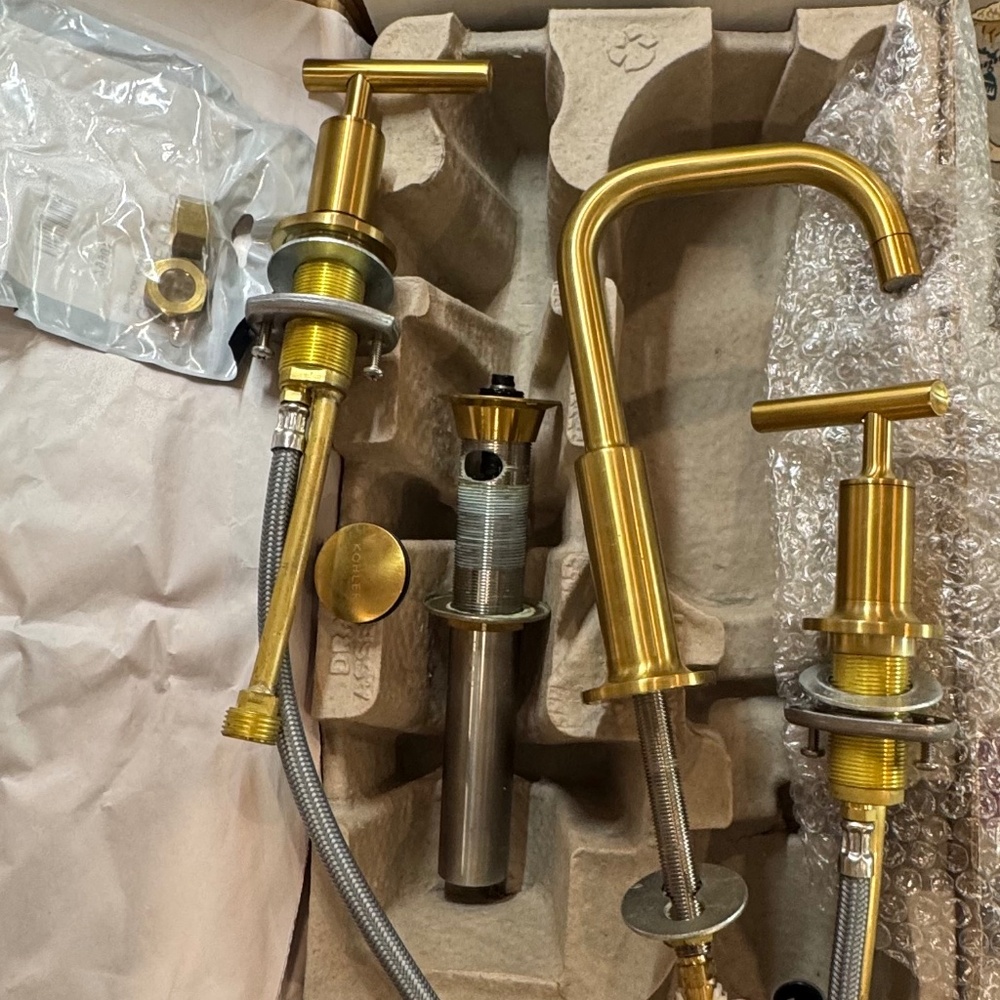 Kohler Purist Bathroom Faucet with Pop-Up Drain Assembly - Picture 3 of 5